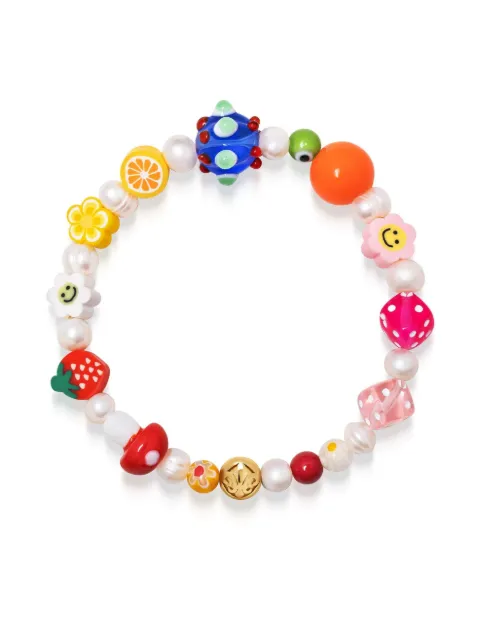 Nialaya Jewelry Berry Pearl bracelet Gold WCHCO195