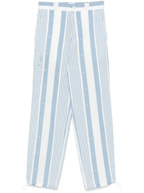 Givenchy 4G-striped trousers Blue BM51GB15Q4475