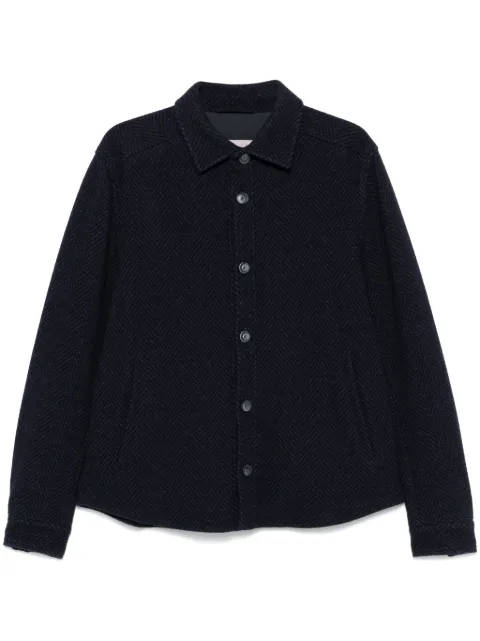 Herno herringbone shirt Blue GI00060UR33378R
