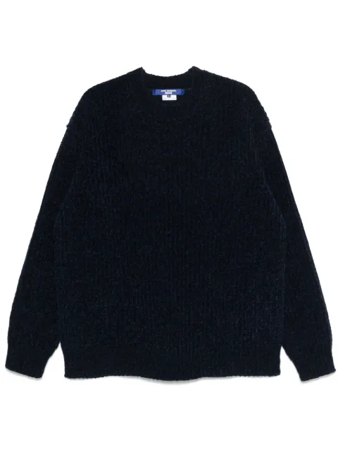 Junya Watanabe MAN textured knitted sweater Blue WNN010051