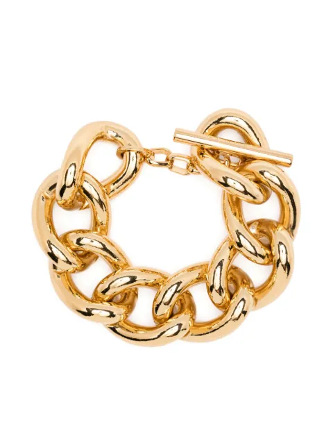 P.A.R.O.S.H. logo-engraved chain-link bracelet Gold D020078GOLDNECK