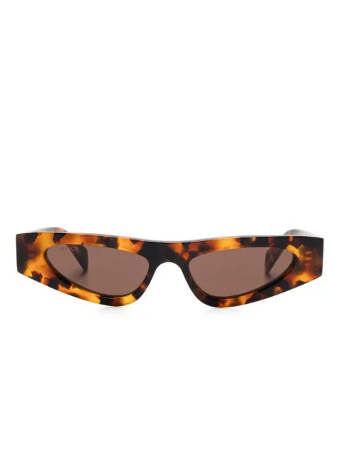 Gucci Eyewear tortoiseshell-effect cat-eye sunglasses Brown GG1779S004