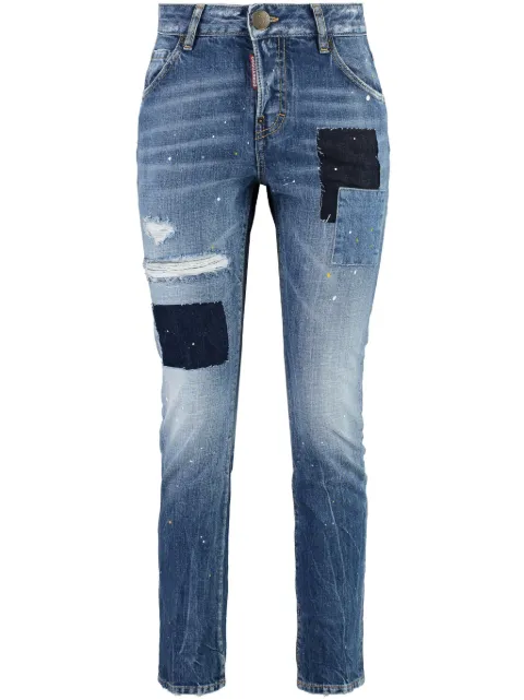 DSQUARED2 Cool Girl cropped jeans Blue S75LB0805S30309