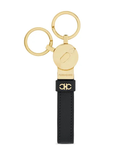 Ferragamo Gancini key holder Black 779919