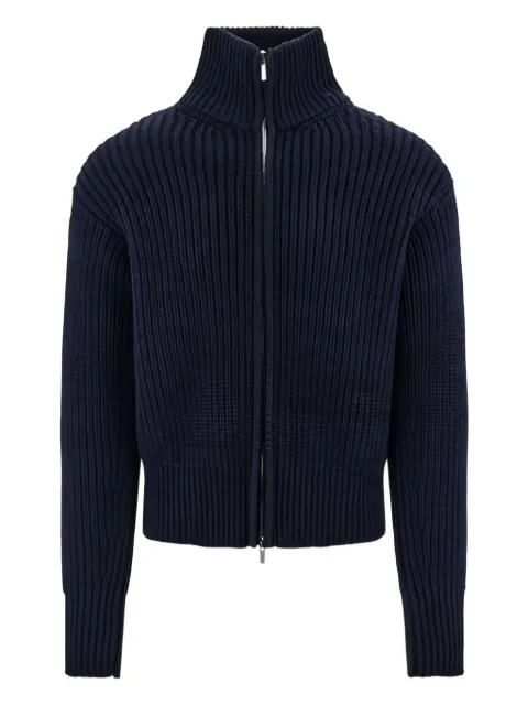 Ferragamo knitted blouson Blue 780549