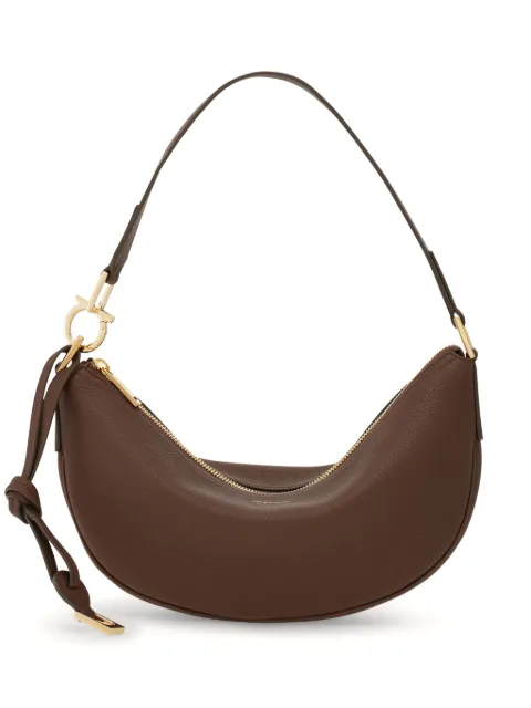 Ferragamo zip shoulder bag Brown 781656