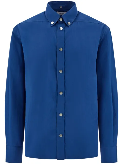 Ferragamo button-down collar shirt Blue 780830