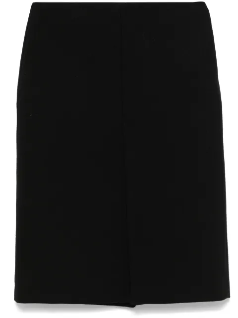 Gucci wool crepe midi skirt Black 811380ZACKN