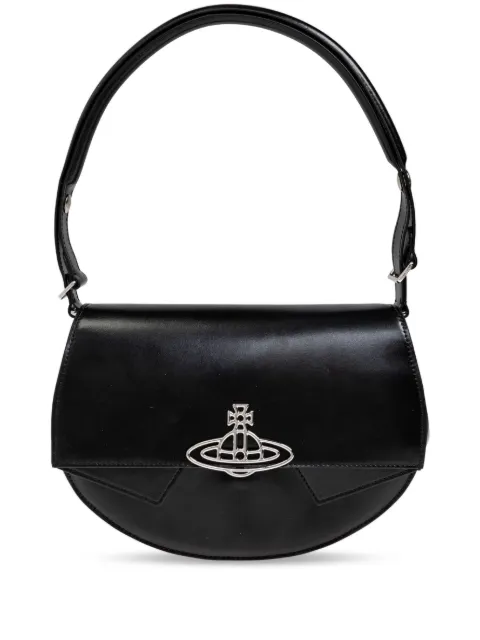 Vivienne Westwood Orb-print shoulder bag Black 46030005WL0077