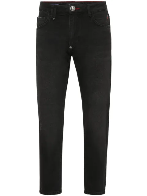Philipp Plein Detroit tapered-leg jeans Black LADCMDT4115PDE004N