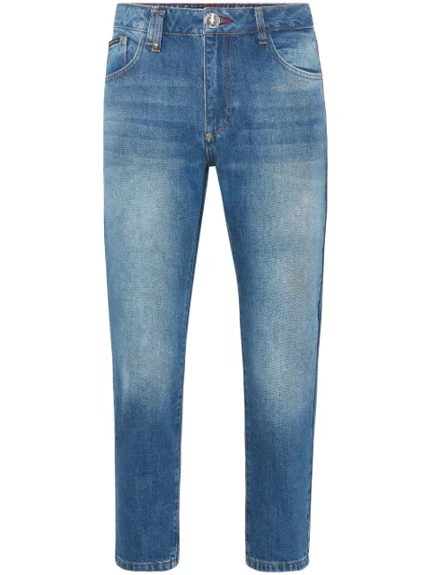 Philipp Plein Detroit tapered-leg jeans Blue LADCMDT4115PDE004N