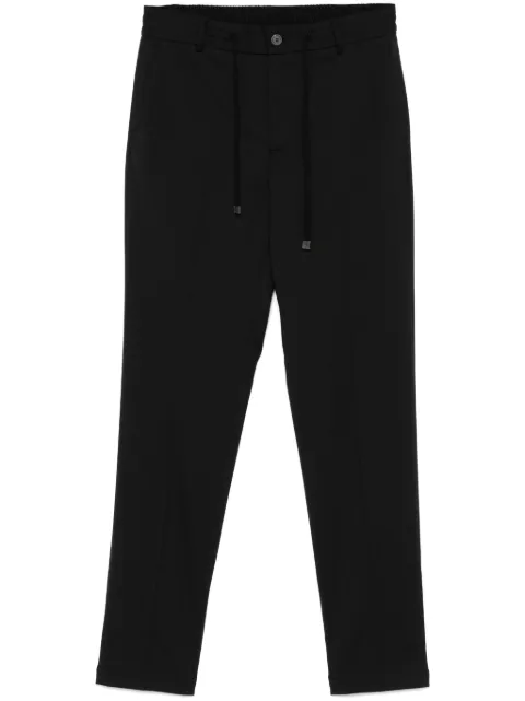 Peserico drawstring-waist trousers Black R54595N02660