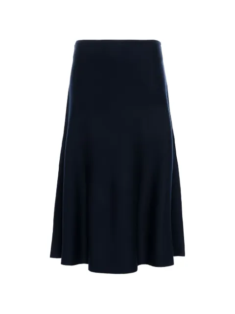 KHAITE peplum-hem knitted skirt 9423727301