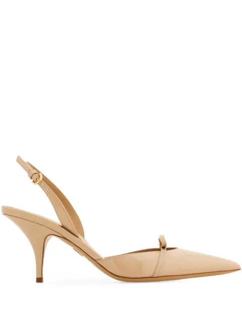 Ferragamo mini bow slingbacks Neutrals 781106