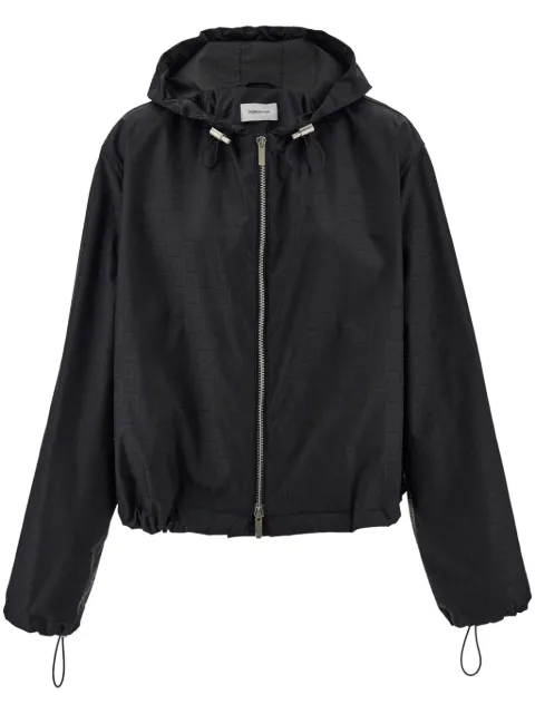 Ferragamo Monogram wind jacket Black 780734