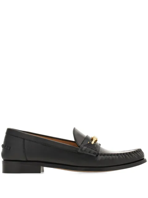 Ferragamo gold-tone loafers Black 781010