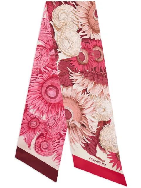 Ferragamo sunflower print bandeau Pink 780097
