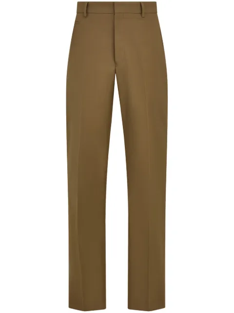 Ferragamo cotton trousers Green 781811