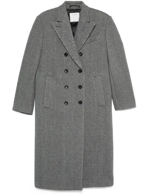 Sportmax herringbone coat Black 2422016072600