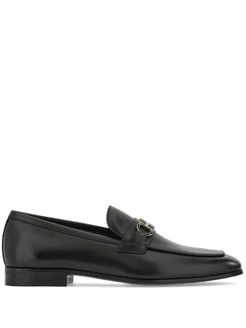 Ferragamo moccasins with Gancini ornament Black 778978