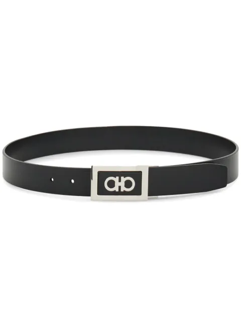 Ferragamo reversible-buckle leather belt Brown 780463