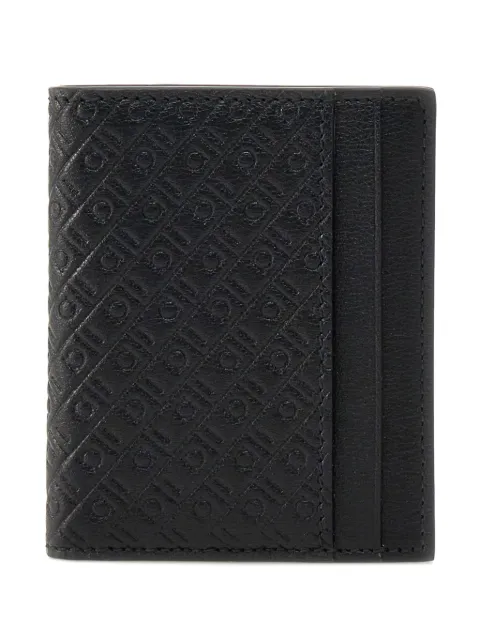 Ferragamo Ferragamo monogram credit card holder Black 780074