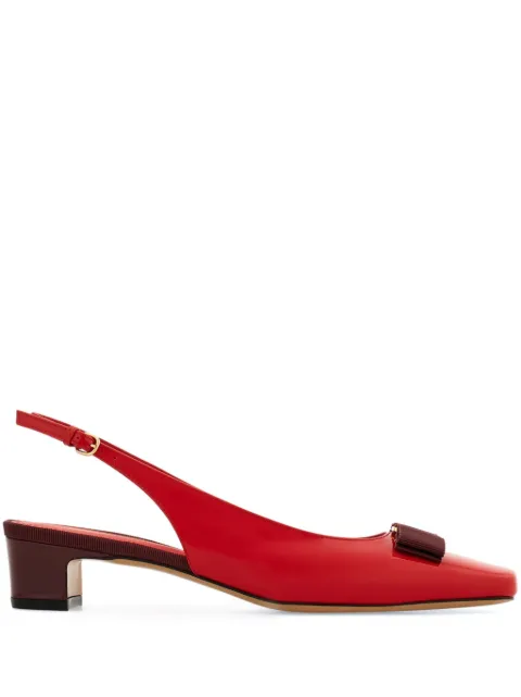Ferragamo 30mm Vara pumps Red 779847