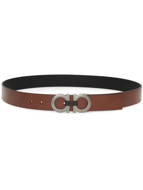 Ferragamo reversible Gancini belt Black 781687