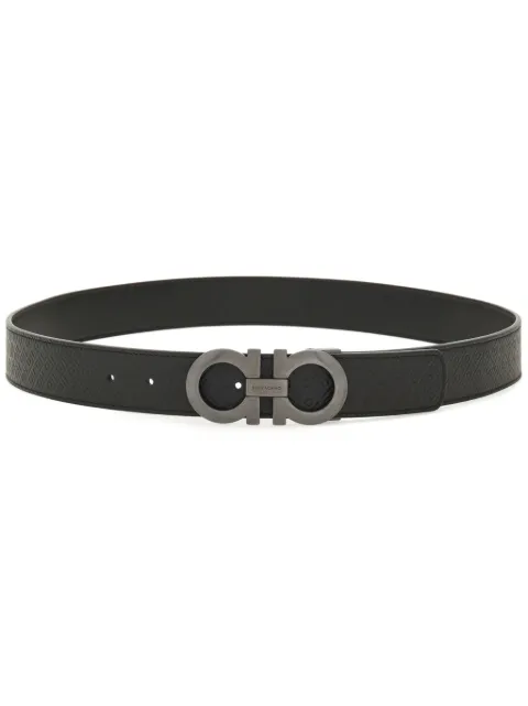 Ferragamo reversible Gancini belt Black 780544