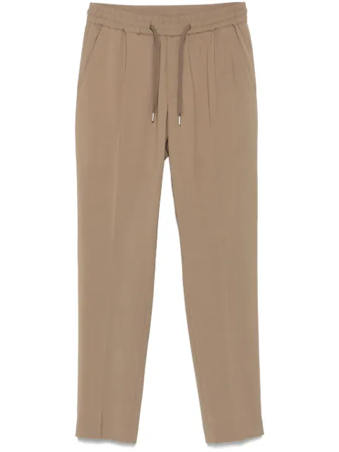 SANDRO elasticated straight-leg trousers Neutrals SHPPA01144