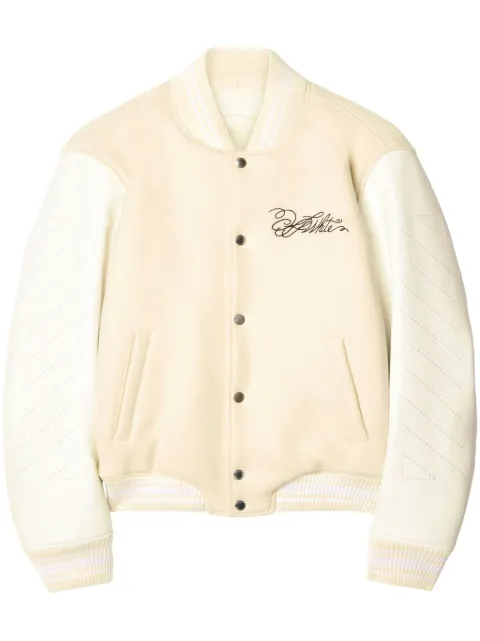 Off-White Rose Valley bomber jacket Neutrals OWEK006S25FAB0010B10