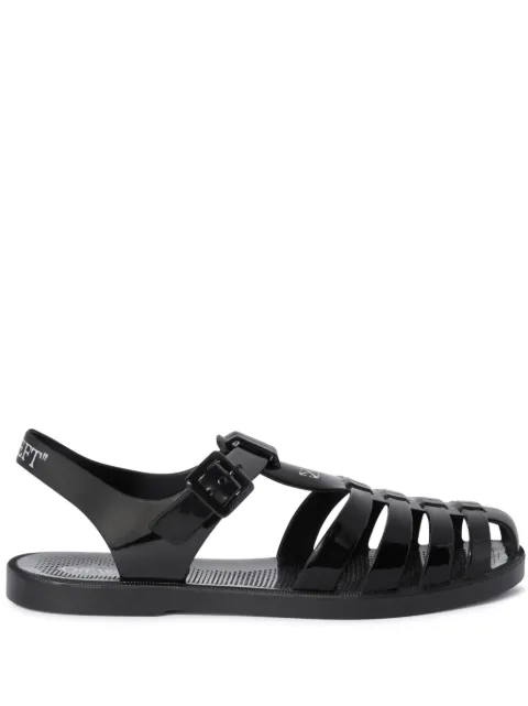 Off-White Off To sandals Black OWIH05ES25MAT0011001