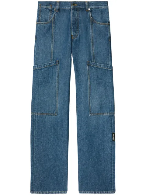 Off-White straight-leg cargo jeans Blue OWYB01DS25DEN0014400