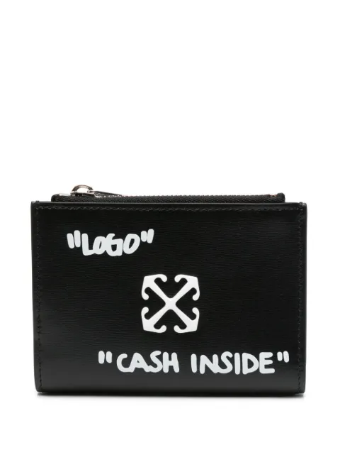 Off-White Jitney bi-fold wallet Black OWNC072C99LEA0011001