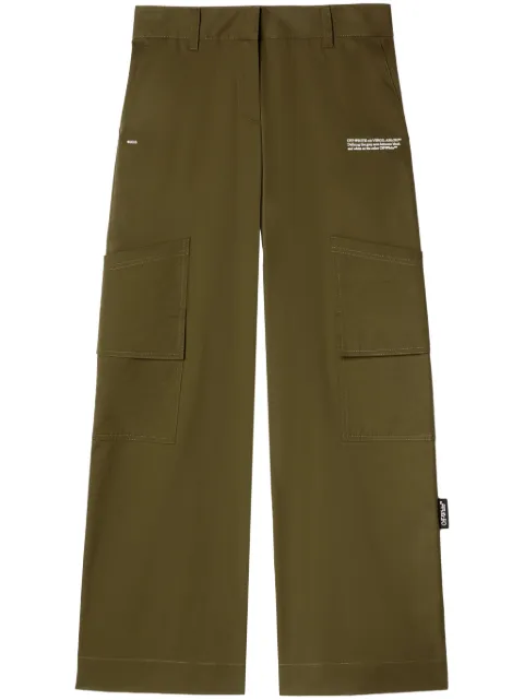 Off-White New Toybox cargo trousers Green OWCF026S25FAB0025801