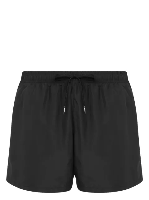 Moschino logo-print swim shorts Black A42439301