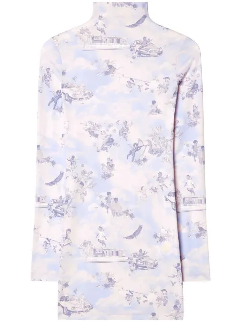 Off-White Fresco mini dress Pink OWDB540S25JER0024201