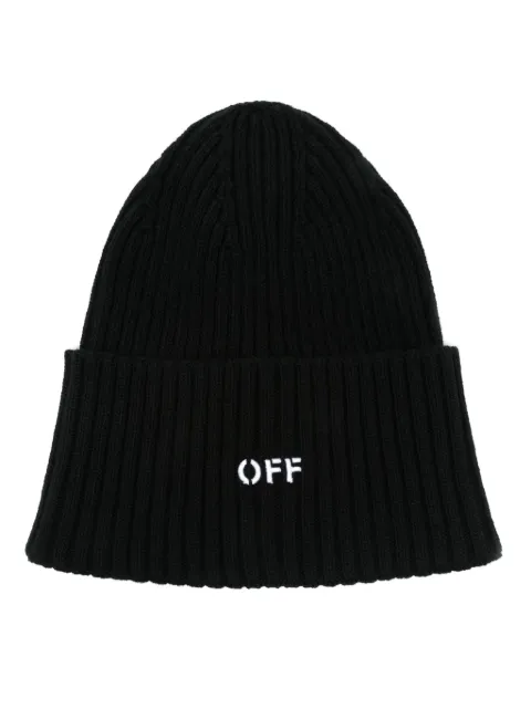 Off-White Offstamp beanie Black OWLC018C99KNI0041001