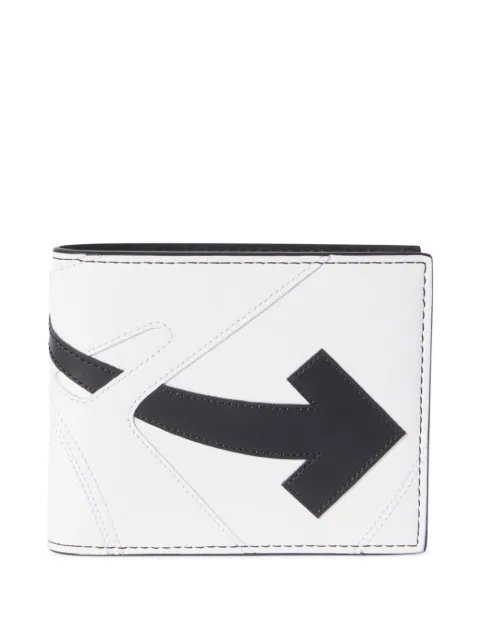 Off-White OOO Sneaker bi-fold wallet White OMNC093C99LEA0011001