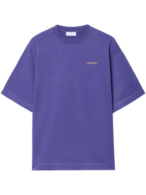 Off-White Tape Arrow T-shirt Blue OMAA120S25JER00D4922