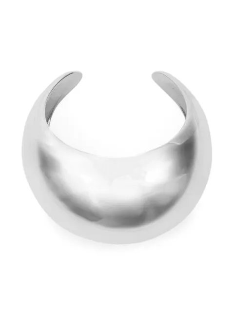 ISABEL MARANT Awa convex cuff bracelet Silver BR0148FAB3B14B