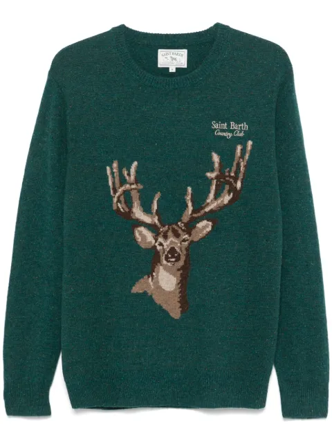 MC2 Saint Barth Heron sweater Green HER0001