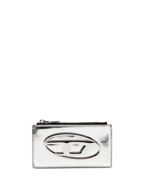 Diesel 1Dr card holder Silver X10270PS202