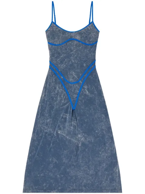 Diesel D-Wow midi dress Blue A173350CNAY