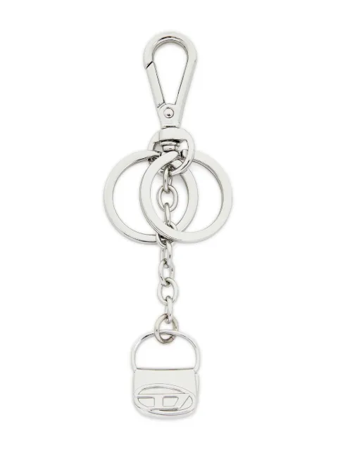 Diesel 1Dr charm keyring Silver X10208PR581