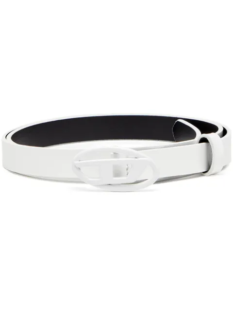 Diesel B-PLAY 15 leather belt White X10323PR271