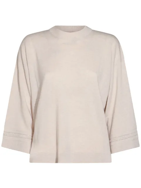 Fabiana Filippi cashmere sweater Neutrals MAD224F483L0400000