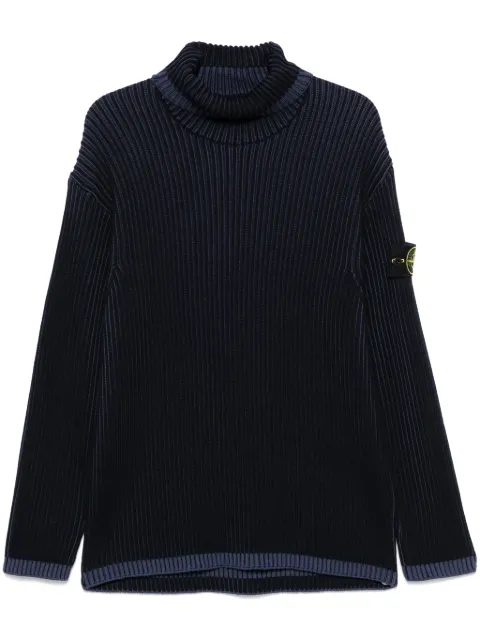 Stone Island ribbed sweater Blue 8115551C1