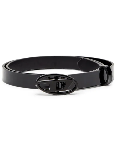 Diesel B-PLAY 15 leather belt Black X10323PR271