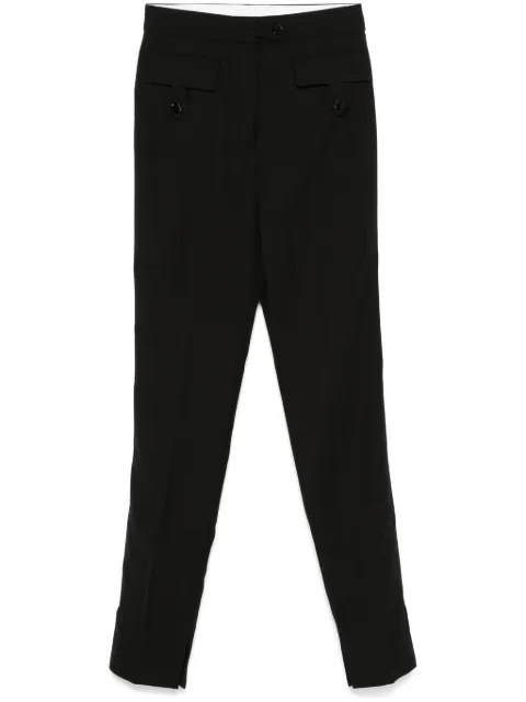 GANNI tapered trousers Black F9602